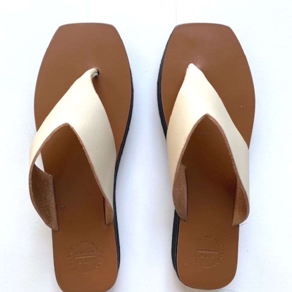 ATP Atelier Melitto leather flatform sandals size 38